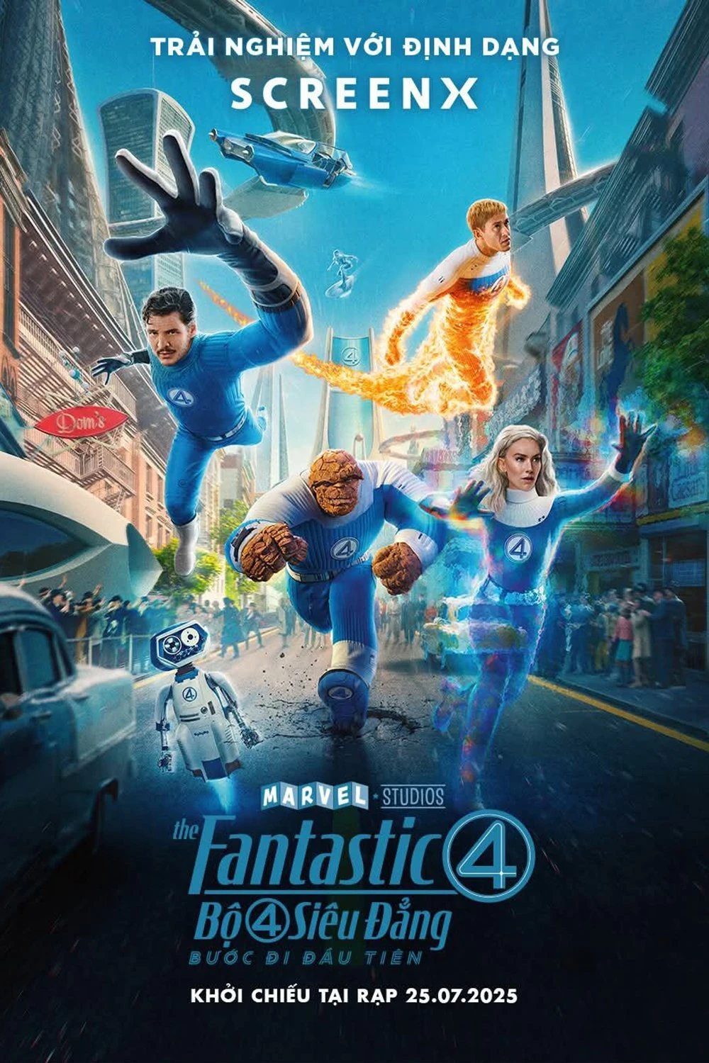 Phim Bộ Tứ Siêu Đẳng 4: Bước Đi Đầu Tiên - The Fantastic 4: First Steps (2025)