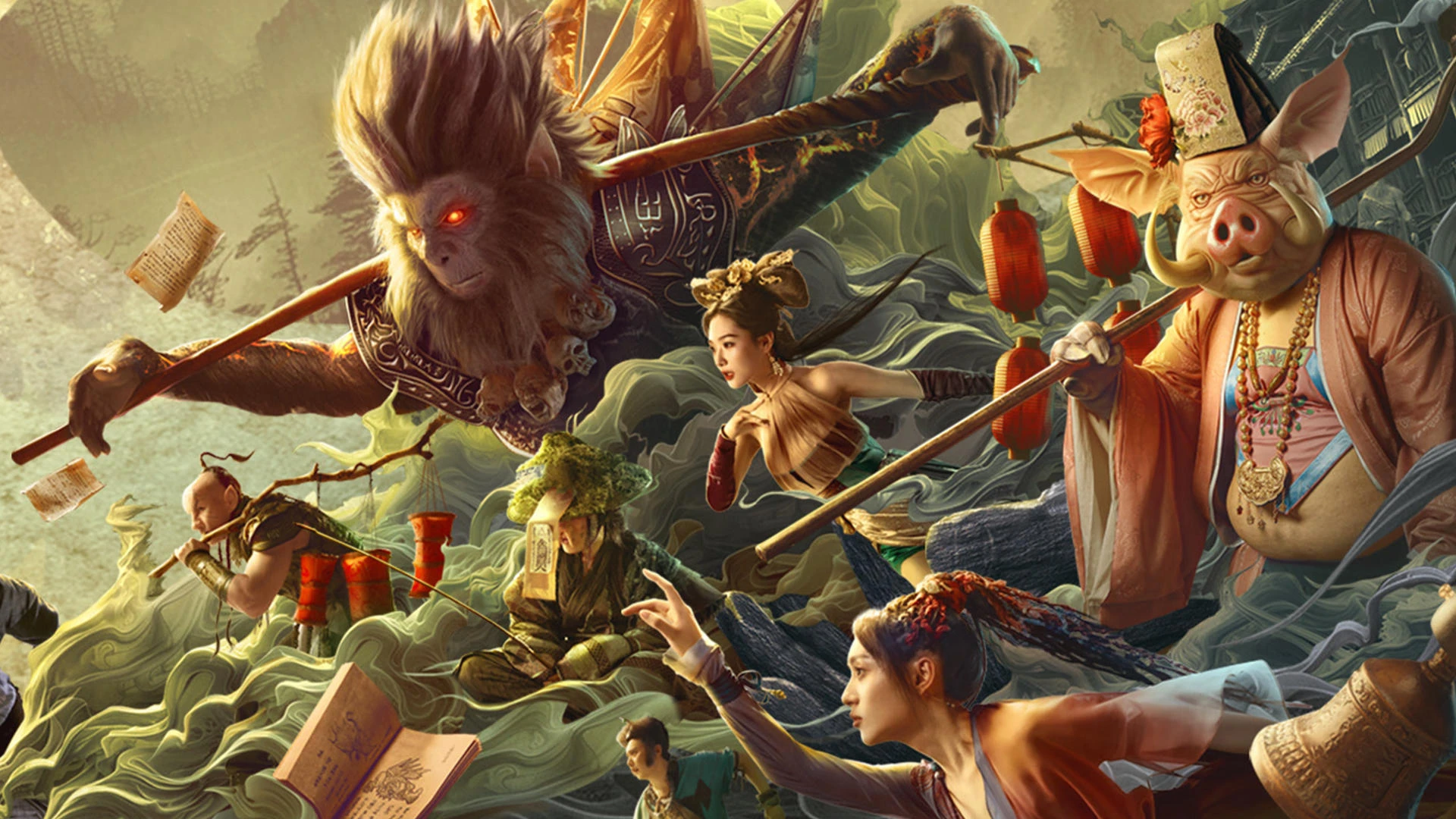 Phim Tây Du Hàng Ma Truyện: Khoái Hoạt Thành - Journey to the West: The Helltown of Heaven (2025)